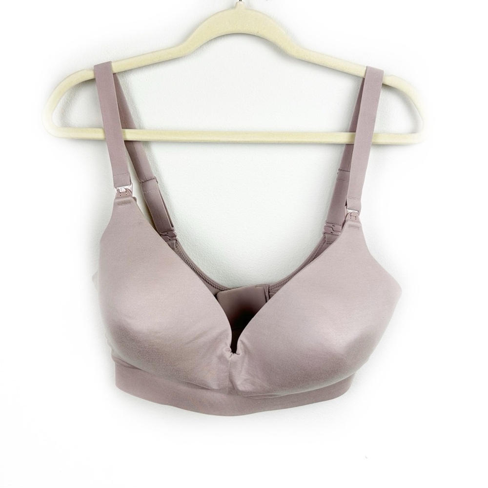 Kindred Bravely Pumping Nursing Bra duo dusty mauve rose color size: XL Busty